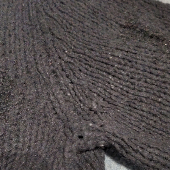 3.1 Phillip Lim Black Open Knit Turtleneck Sweater - Picture 7 of 11